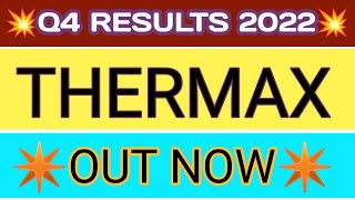 THERMAX q4 results 2022 | THERMAX result | THERMAX latest news | THERMAX share news