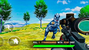 Dino Hunting World: Gun Games Part 6 Android Mobile Gameplay