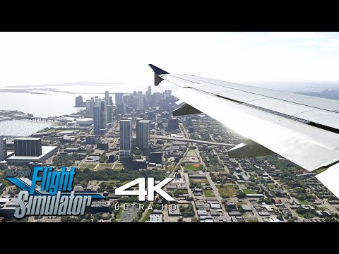 4K) Flight Simulator 2023 - MAXIMUM GRAPHICS - A320 - SANTOS