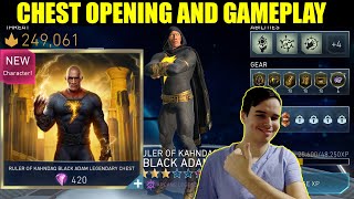 Legendary Black Adam Chest Opening And Lv 70 Gears Gameplay Injustice 2 Mobile