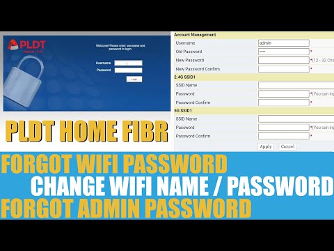 PLDT Home Fibr - How to Forgot / Change / Reset Wifi Name & Password / Admin Settings by Phone 2022