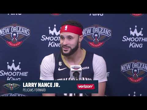 Larry Nance Jr. Postgame Interview | Pelicans at Heat 1/22/23