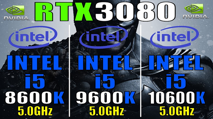 So sánh i5 8600k vs i5 9600k