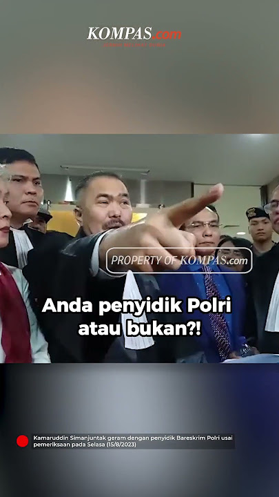 Kamaruddin Simanjuntak Geram dengan Penyidik Bareskrim Polri