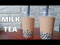 How to make milk tea recipe  boba milk tea