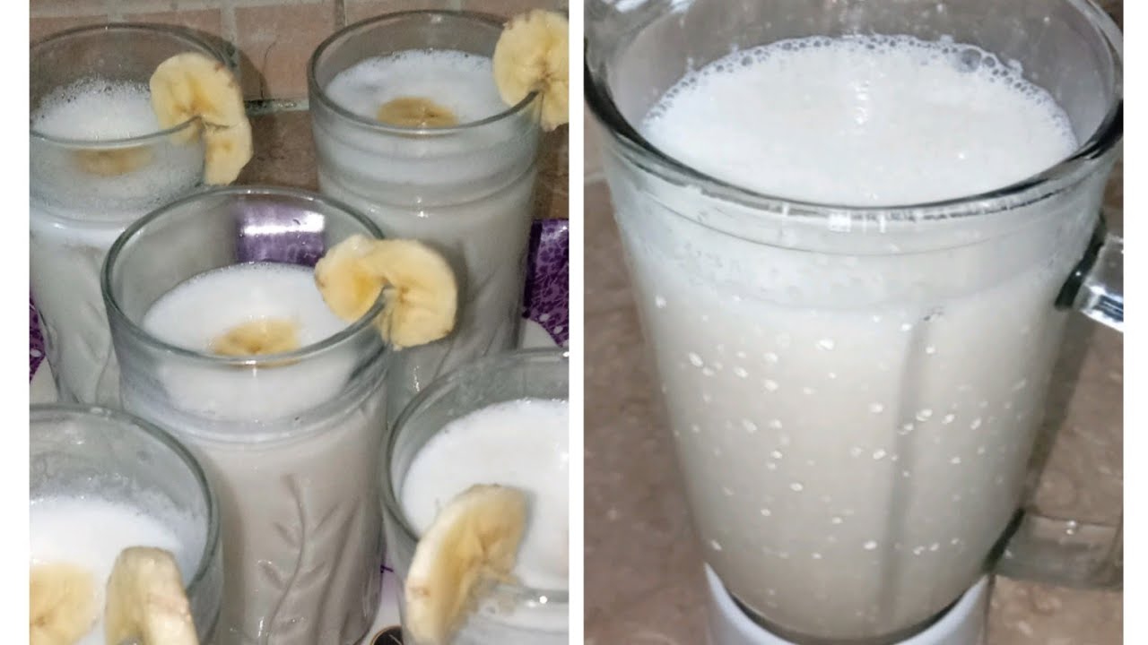 Banana milkshake recipe Hindi in Urdu YouTube