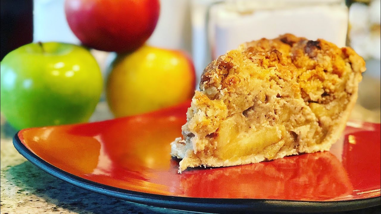 How To Make APPLE Orchard Crumble Pie! - MANCAKE - YouTube