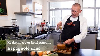 Keukenmeester Ameling maakt Espagnole saus