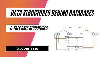 Data Structures (B-Trees) Behind Databases and the External Memory