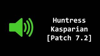 🔊 WoW PTR - Huntress Kasparian Character Sound Clips (Patch 7.2)