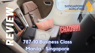 UNEXPECTED Singapore Airlines Business Class: Manila - Singapore FLIGHT REVIEW & Trip Report