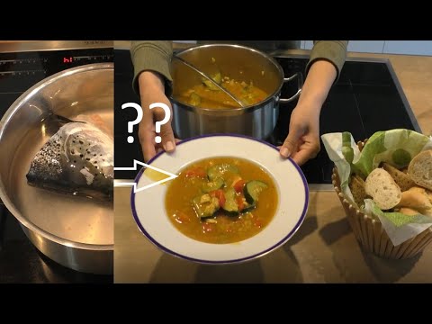 Video: Wie Man Fischsuppe Aus Einem Lachskopf Kocht