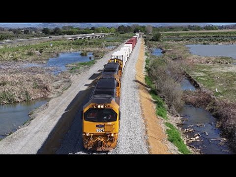 24hrs on the Napier rail route after mammoth flood repairs