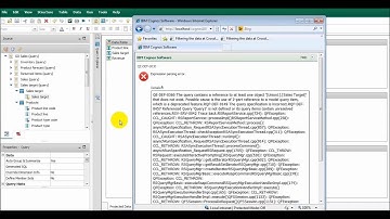 Cognos Report Studio: How to Create a Union Query