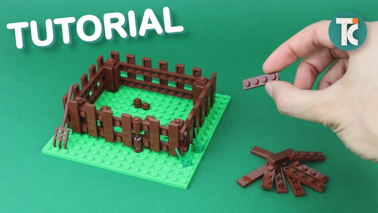 LEGO Wooden Fence (Tutorial)