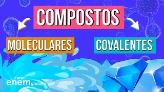 COMPOSTOS MOLECULARES E COVALENTES: propriedades, exemplos | Resumo de Química para o Enem