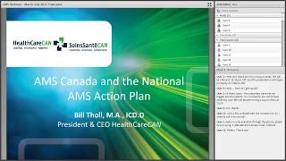 AMS Canada and the National Antimicrobial Stewardship Action Plan