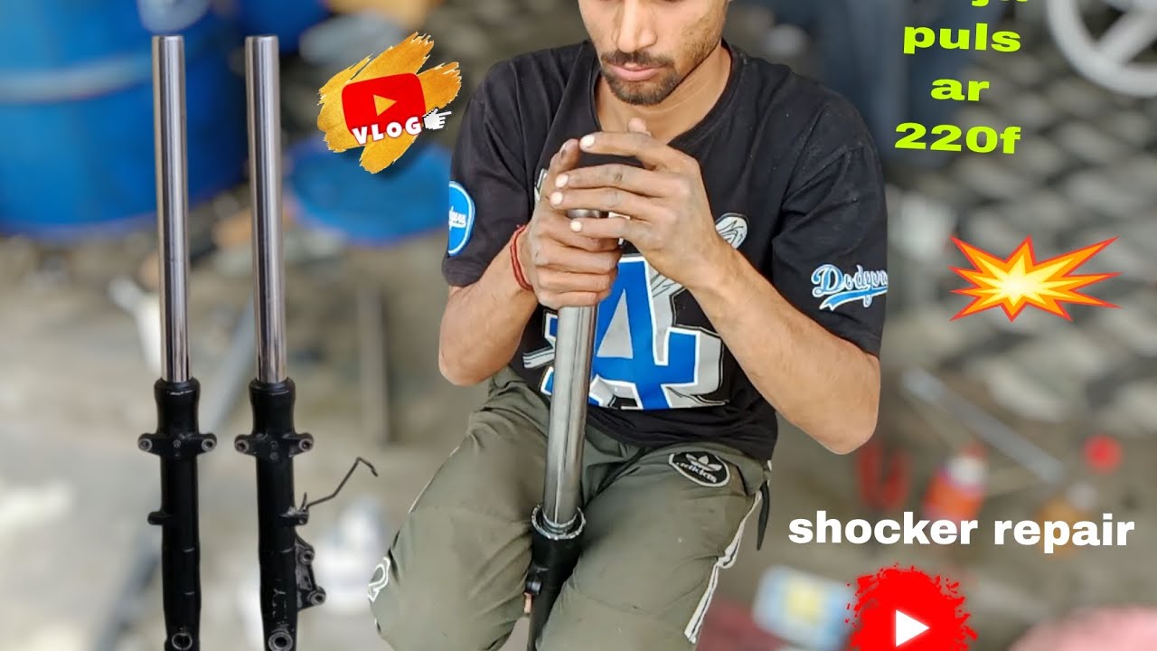 pulsar 220 front shocker repair ka front real shocker repair a new full detail