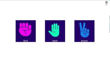 Rock, paper and scissor game using vanilla JavaScript || I made a rock, paper scissors game with js