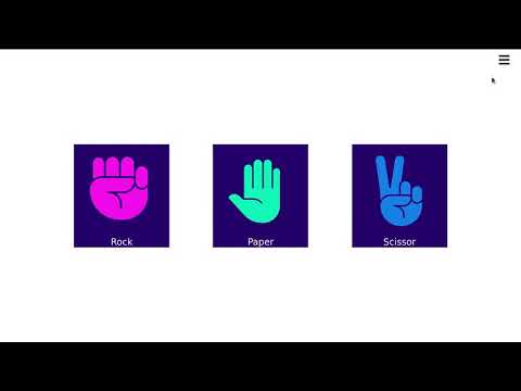 Rock, paper and scissor game using vanilla JavaScript || I made a rock, paper scissors game with js