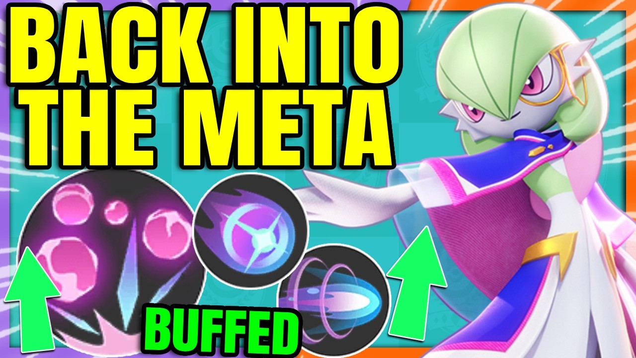 PSYSHOCK GARDEVOIR is so strong with BUFFED MOONBLAST and PSYCHIC | Pokemon Unite