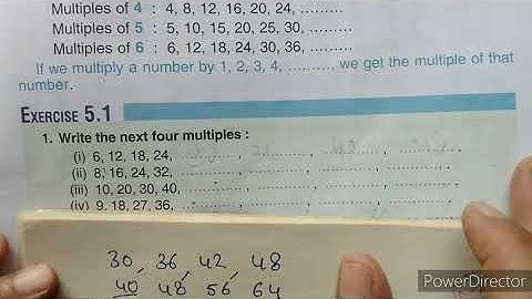 class 4, Ch 5.Ex 5.1 , prachi excellence in mathematics.