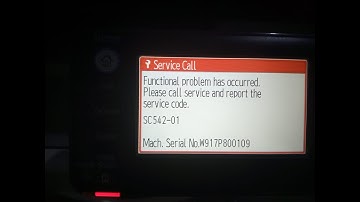 Ricoh MP 301 II error SC542-01 II 100% working