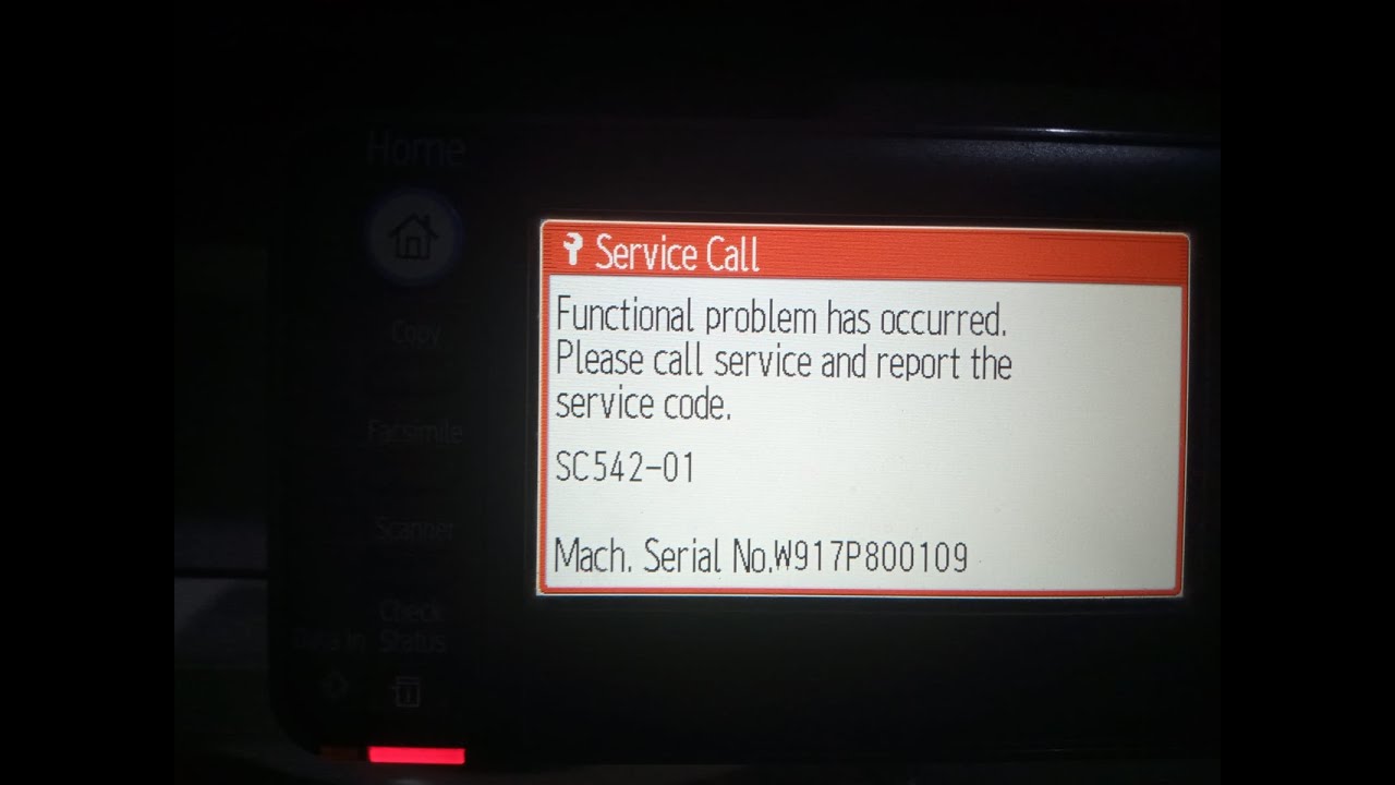 Ricoh MP 301 II error SC542-01 II 100% working - YouTube