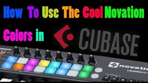 Novation LaunchKey Cool Color Control for Cubase