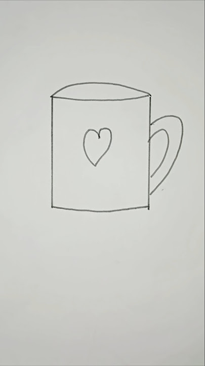 Cup Drawing l #cup #shorts #art