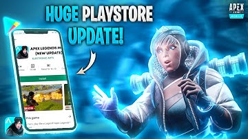 Apex Legends Mobile New Huge Soft Launch Updated On Playstore 🔥 | Apex Mobile New Huge Beta Update!