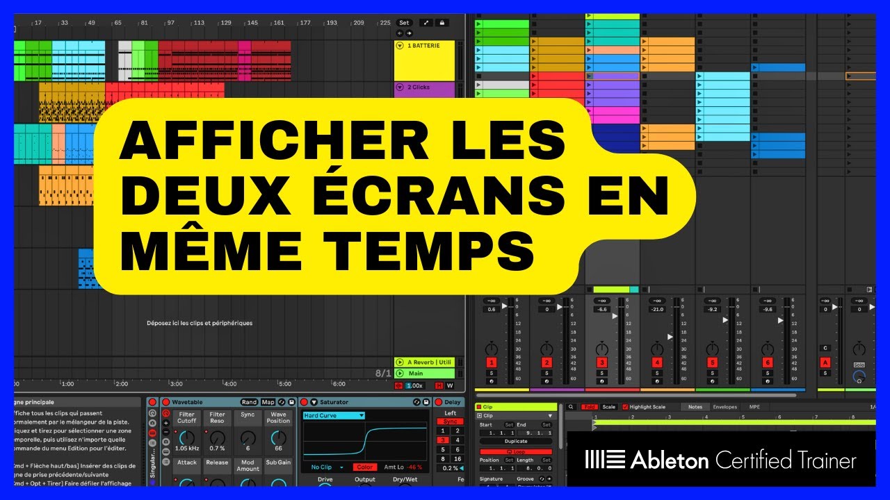 Ableton Live 12 : Astuces pour gérer l’affichage double écran