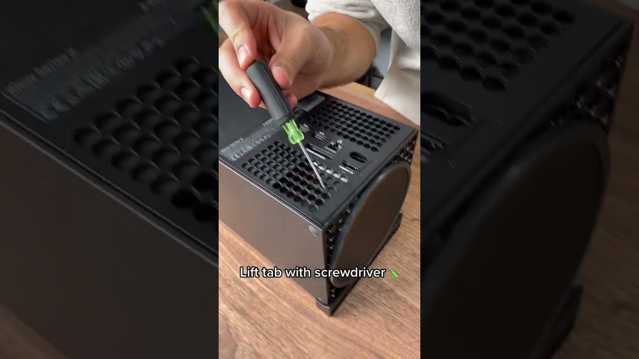 How To Remove An XBOX Series X Baseplate 