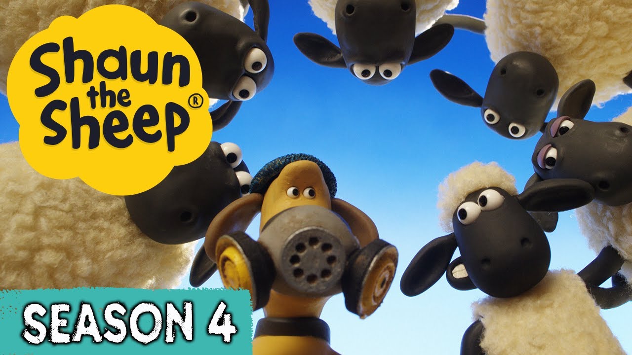 ⁣Shaun the Sheep Season 4 🐑 Full Episodes (6-10) 🐰 Rabbit, Spider, DIY + MORE | Cartoons for Kids
