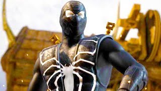Mortal Kombat XL - Black Spider-Man Scorpion Costume Mod Performs Intros On All Stages 4K Mods