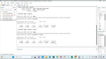 Panel CADF Unit Root Test STATA