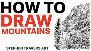 You Can Draw Realistic Mountains!