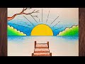 Vẽ Phong Cảnh ĐỀ TÀI QUÊ HƯƠNG EM | how to draw scenery #vetranh