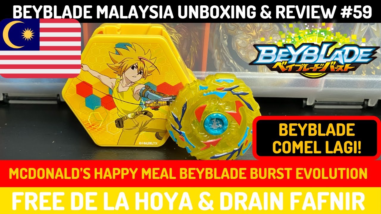 Details about   McDonalds Happy Meal Toy Beyblade Burst Free & Fafnir  #4 