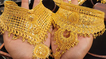 সোনার সলিড জরোয়া নেকলেস /gold Necklace jewellery