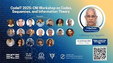 CodeIT: CNI Workshop on Codes, Sequences and Information Theory DAY 1