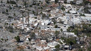 Live look at Hurricane Ian destruction