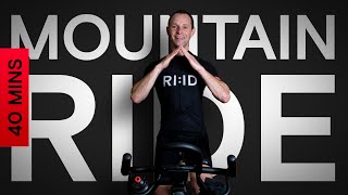 40 Minute Indoor Cycling Workout | Mountain Ride