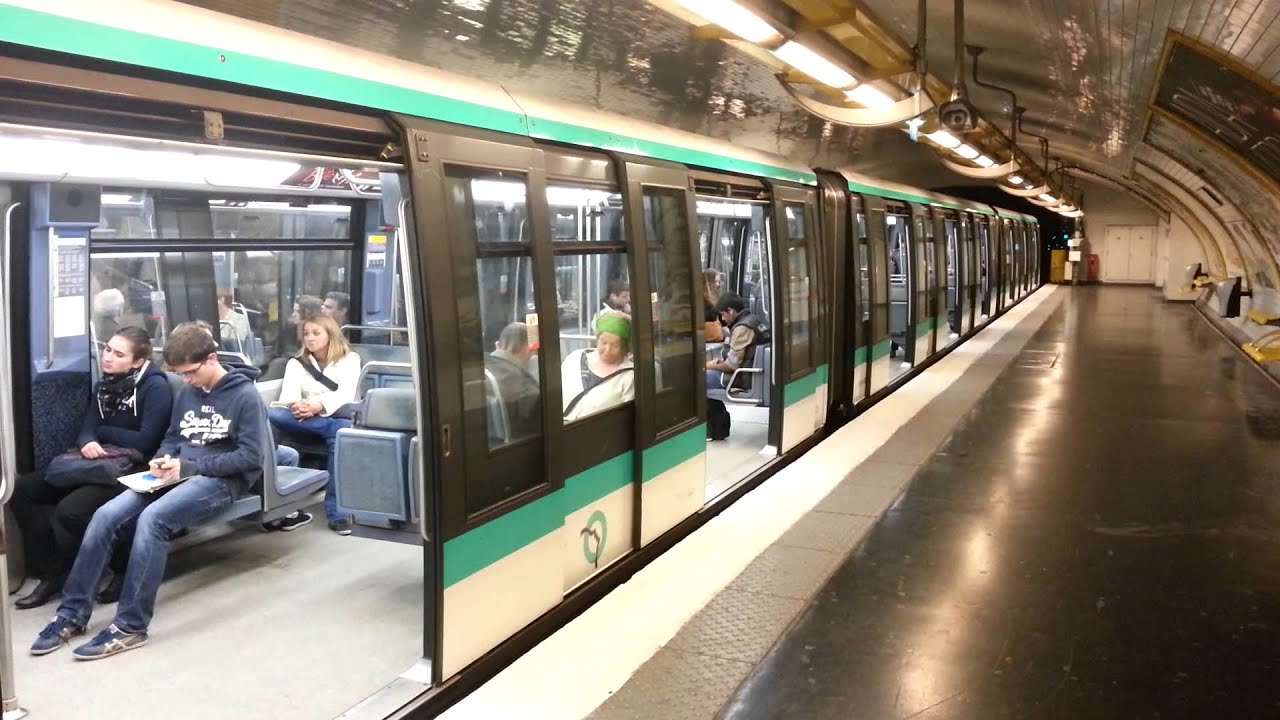 Métro Paris Station « Alésia » (Linie 4) - YouTube