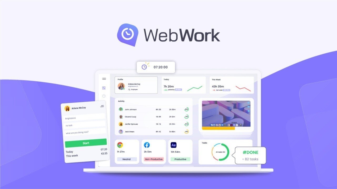 WebWork Tracker Lifetime Deal $49 - Time Tracker With Screenshots | WebWork Time Tracker Review