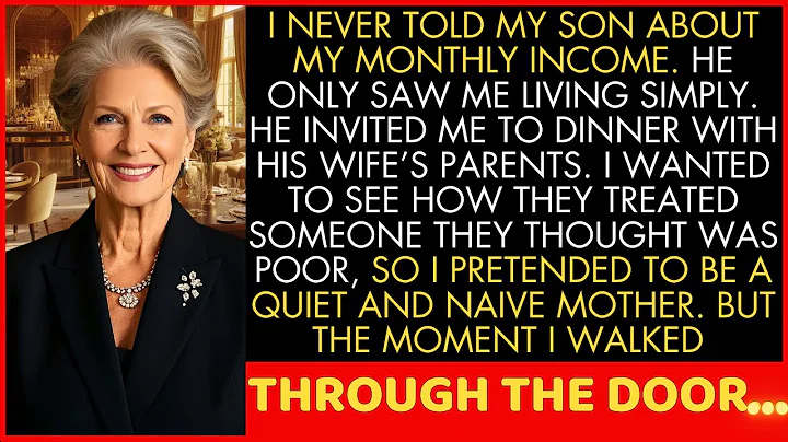 Zachowywałam się jak przeciętna i biedna matka, kiedy poznałam rodzinę mojej synowej — Okazało się, że…