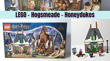 Lego Harry Potter - Hogsmeade Village Visit - Honeydukes - Build Along (Real Time)