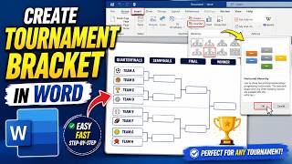 Microsoft Word Bracket Tutorial: Build Any Tournament Tree, Step-by-Step
