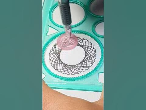 신기한 모양 그리기 스피로그래프 Easy spirograph art #spirograph #art - YouTube