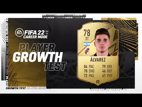 Julián Álvarez Growth Test | FIFA 22 Career Mode